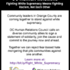 Fighting White Supremacy Means Fighting Racism, Not Each Other