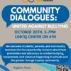 Community Dialogue: United Against Bullying